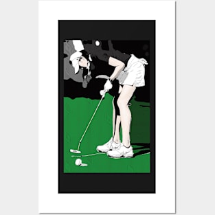 Concentration - Golf Art Pfrint Posters and Art